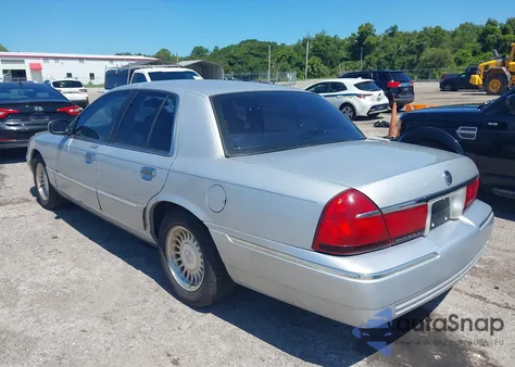 1999 Mercury Grand Marquis Ls из США, поврежденный, VIN 2MEFM75W9XX619565